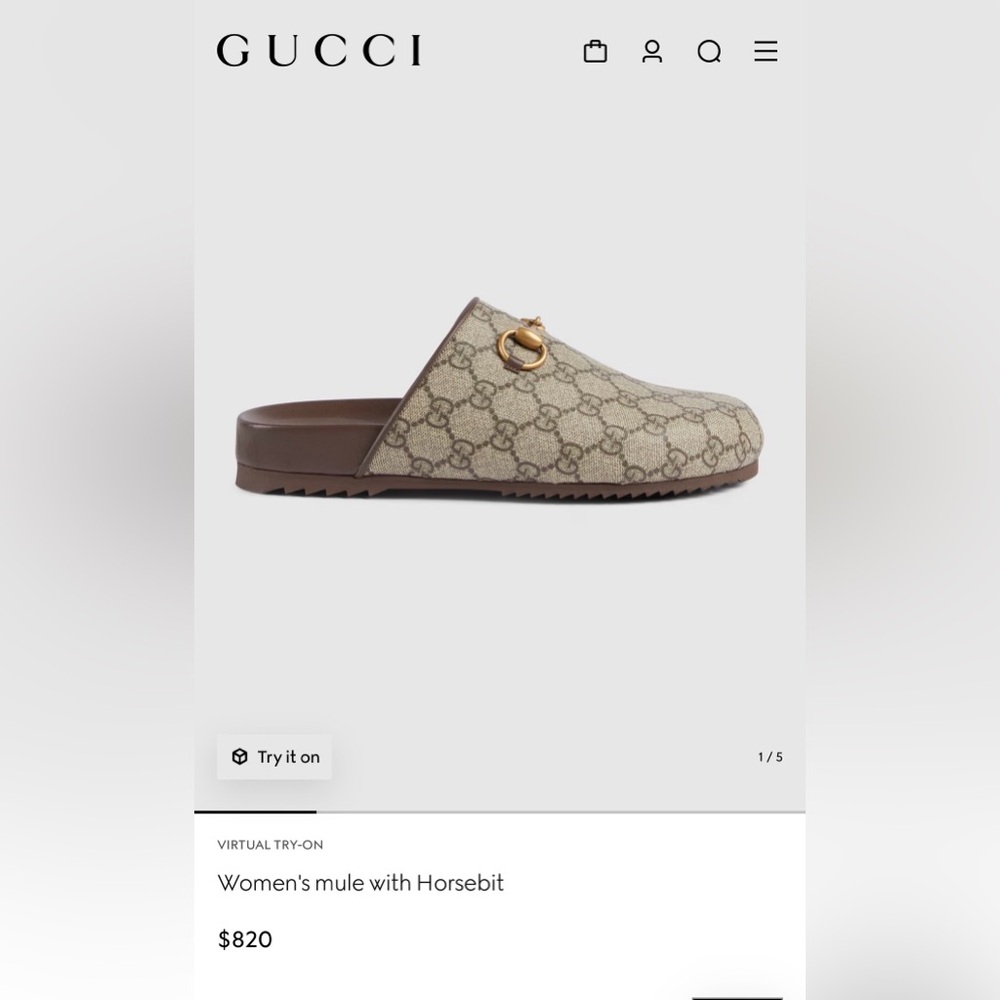 Gucci Mule with Horsebit 39.5 - Picture 8 of 9
